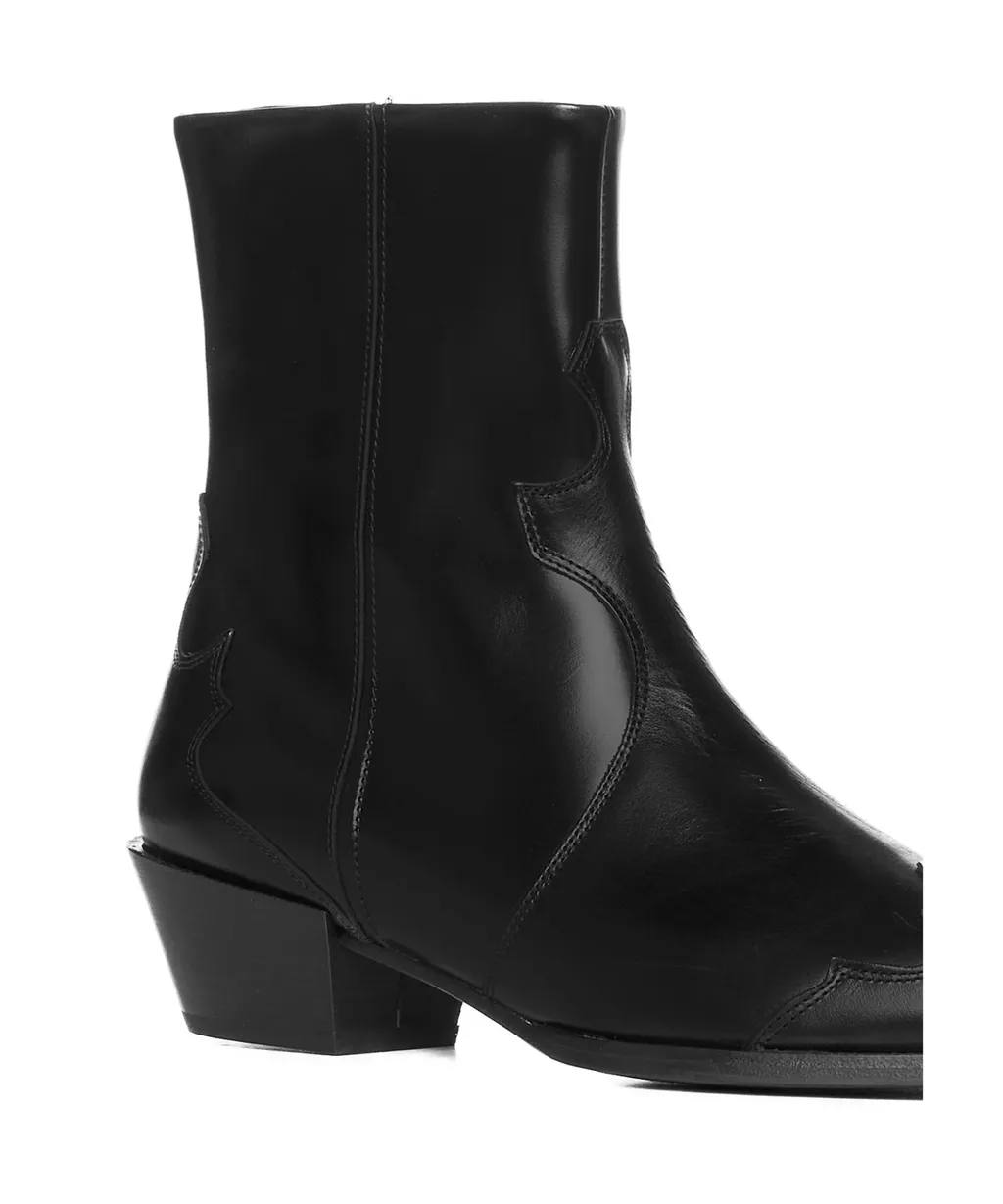 Thick Heel Booties