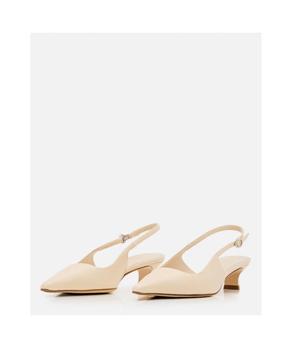 Pointed Slingback Low Heels