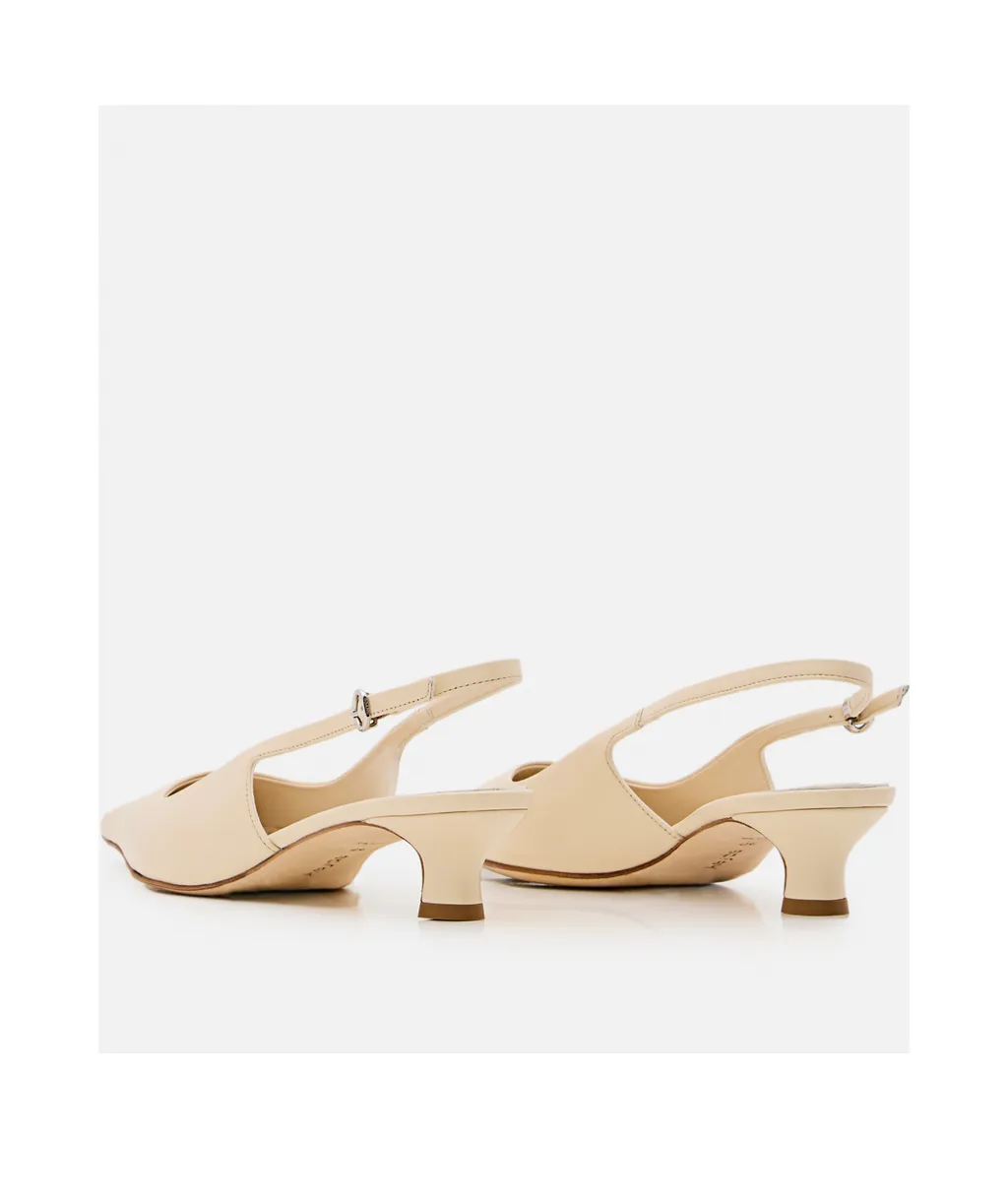 Pointed Slingback Low Heels