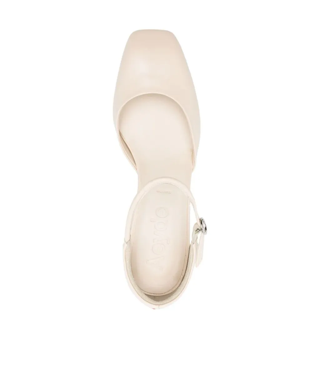 Clasp Square-Headed High Heels
