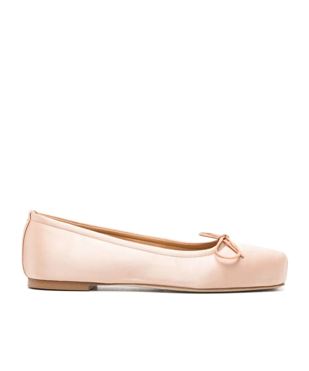 Square-Toe Ballerina Shoes