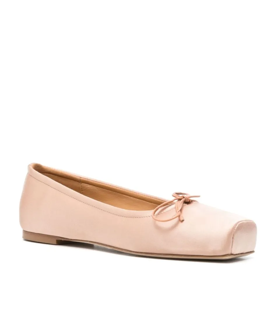 Square-Toe Ballerina Shoes