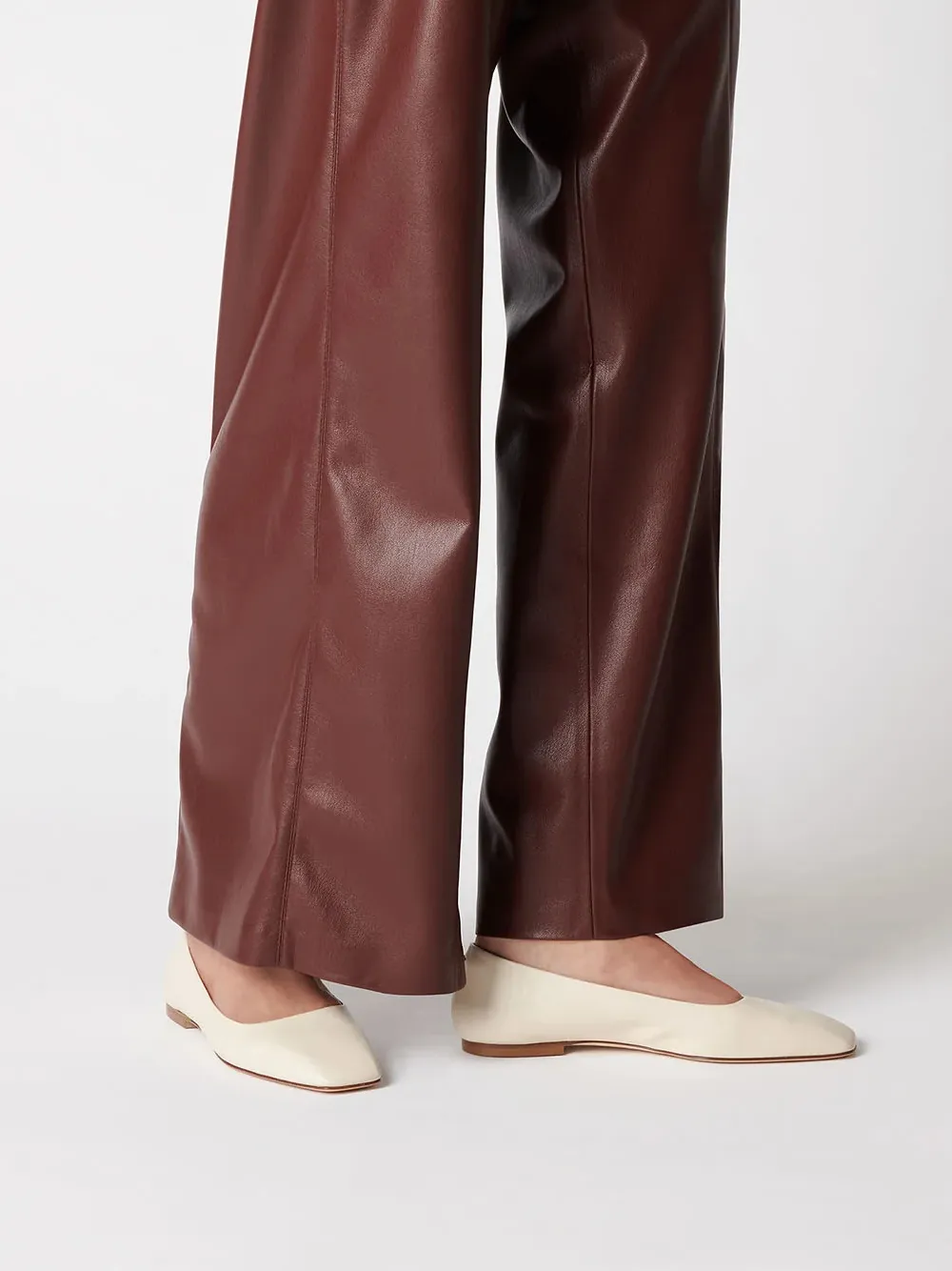 Square Head Ballet Flats
