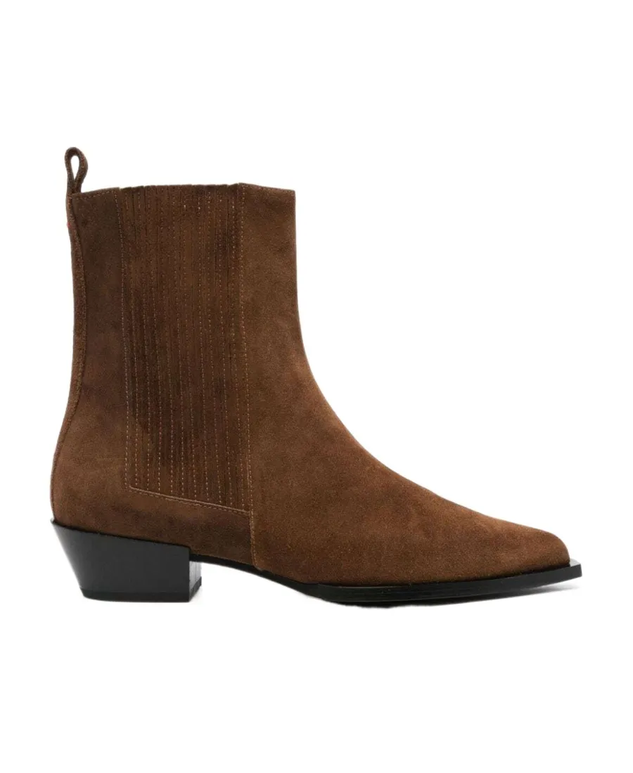 Pull-Ring Short Boots