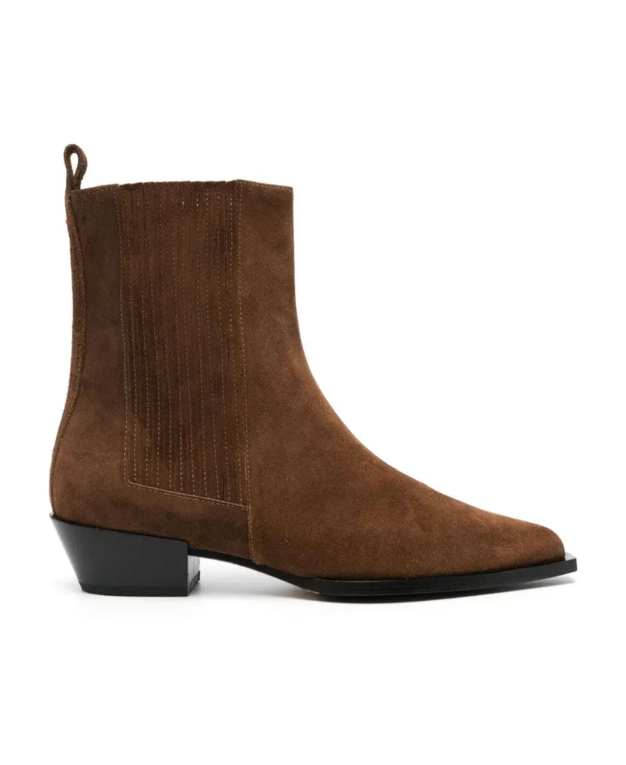 Pull-Ring Short Boots