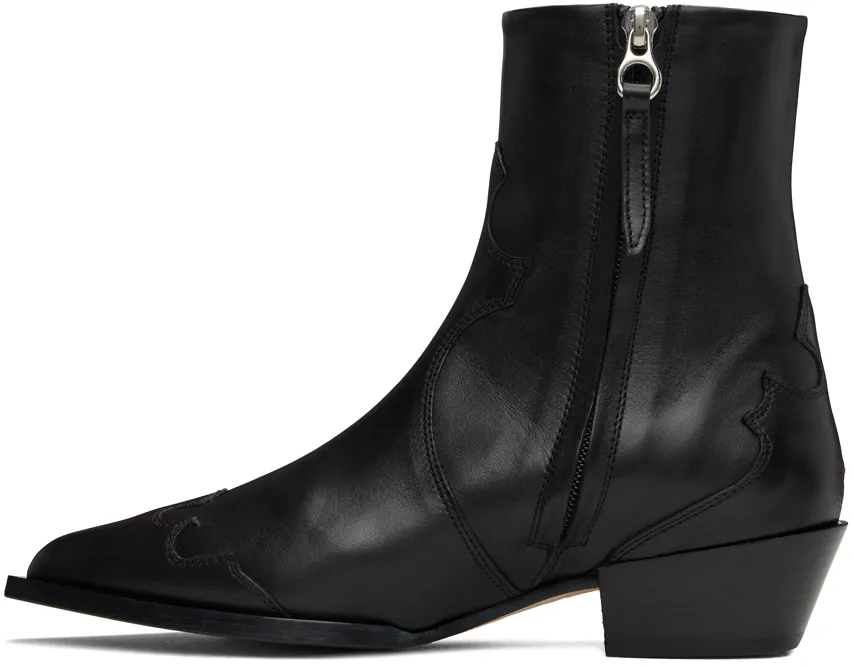 Alby 30Mm Pointed-Toe Leather Boots