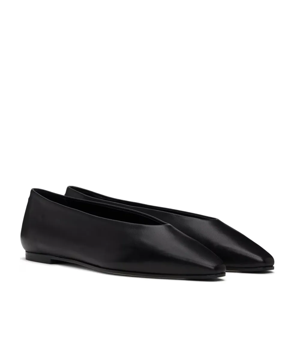 Betty Leather Ballerina Shoes