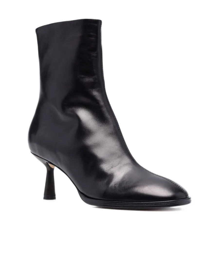 70Mm Round-Toe Ankle Boots