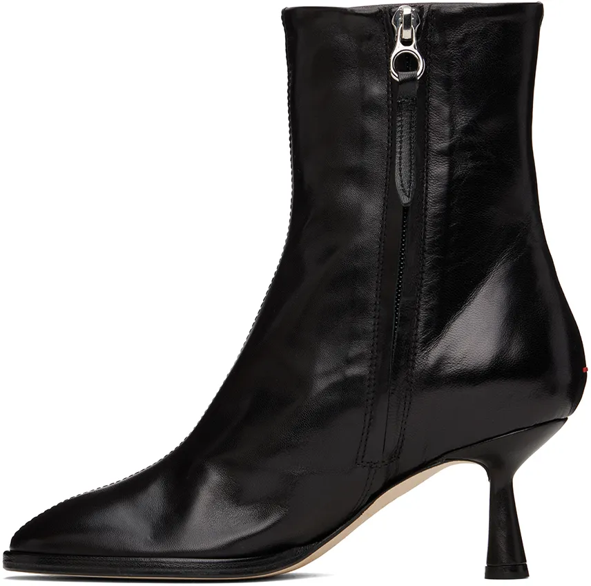 70Mm Round-Toe Ankle Boots