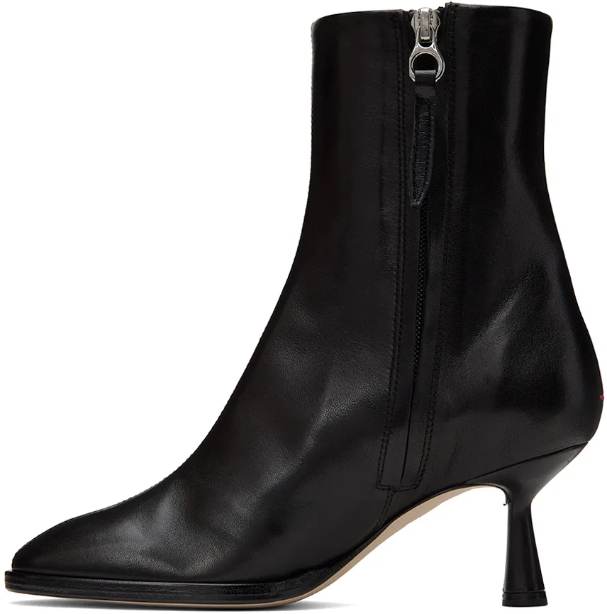 70Mm Round-Toe Ankle Boots