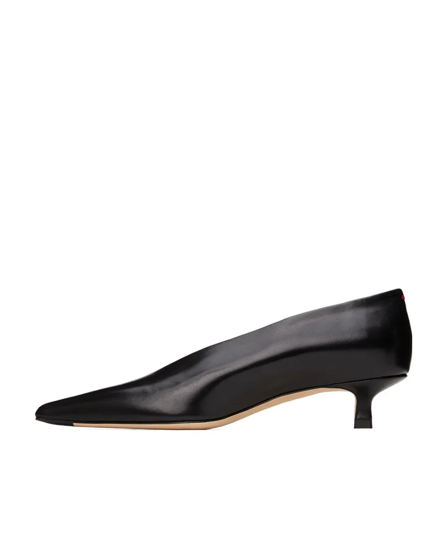 Clara Pointed-Toe Leather Pumps