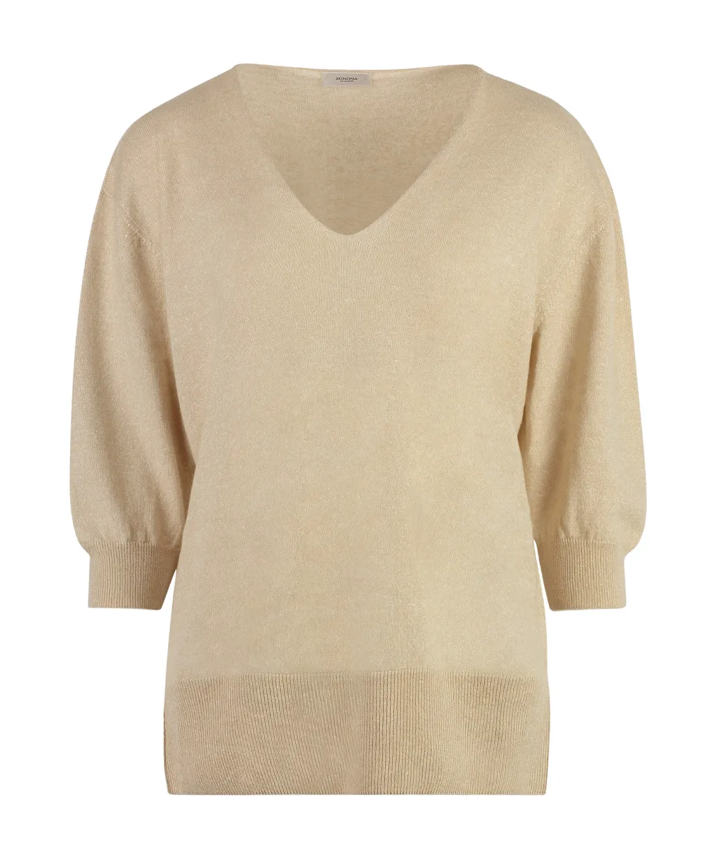Cashmere Blend Knit Sweater