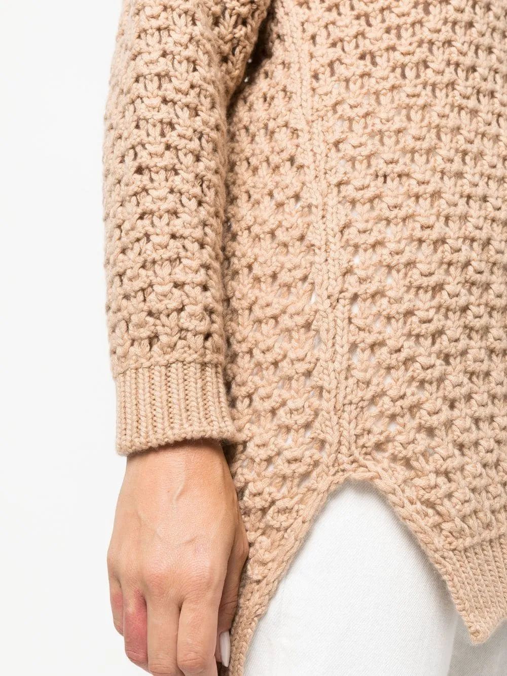 V-Neck Woven Jumper