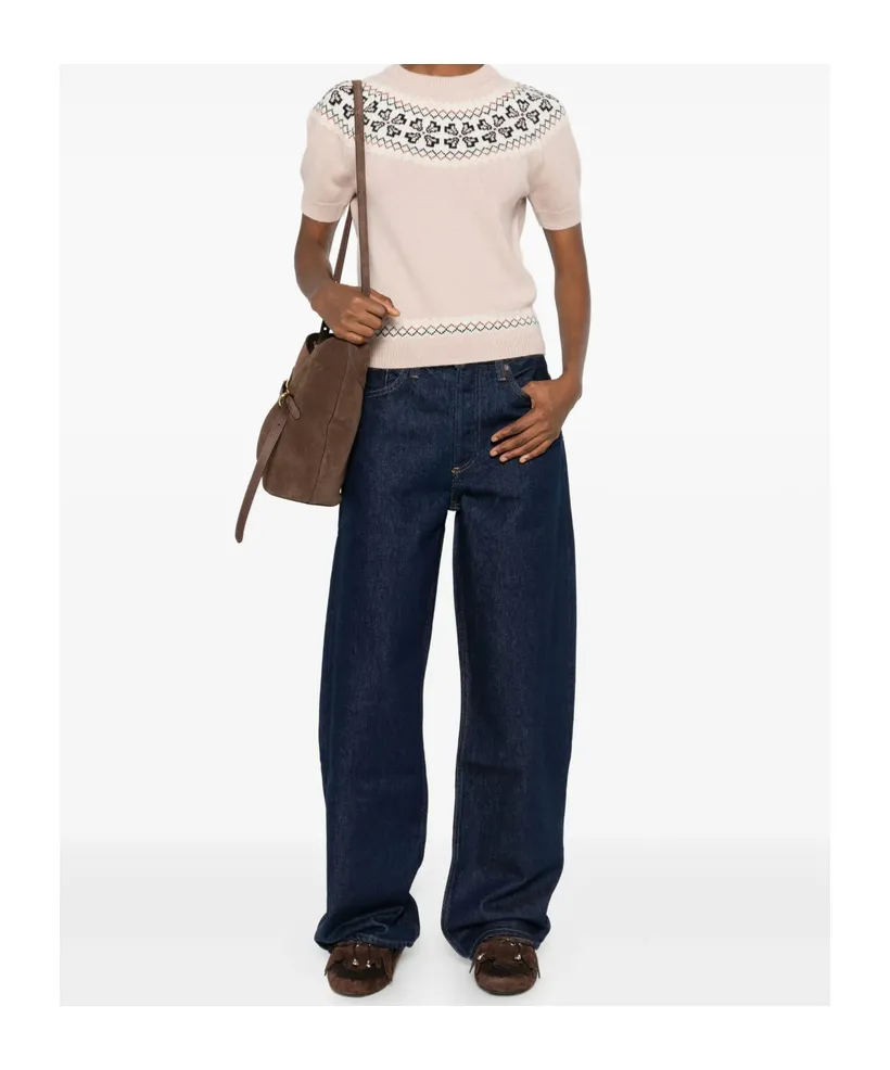 High-Waist Wide-Leg Jeans
