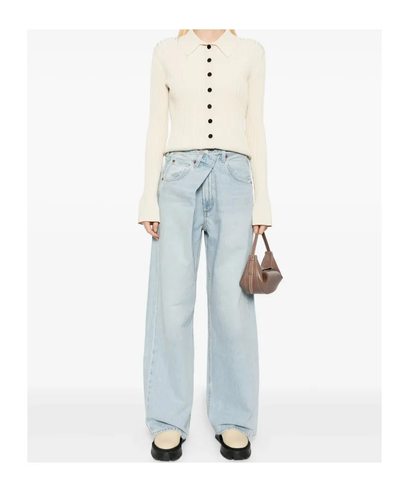 Riley High Rise Straight Jeans