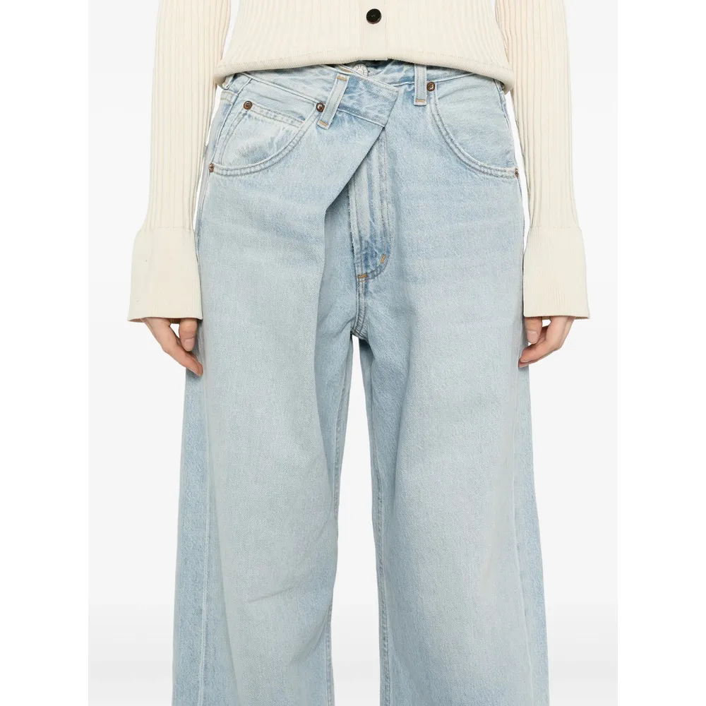 Riley High Rise Straight Jeans
