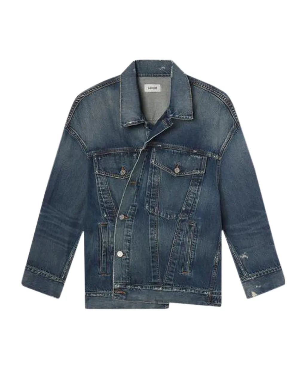 Reworked Oversized Denim Jacket