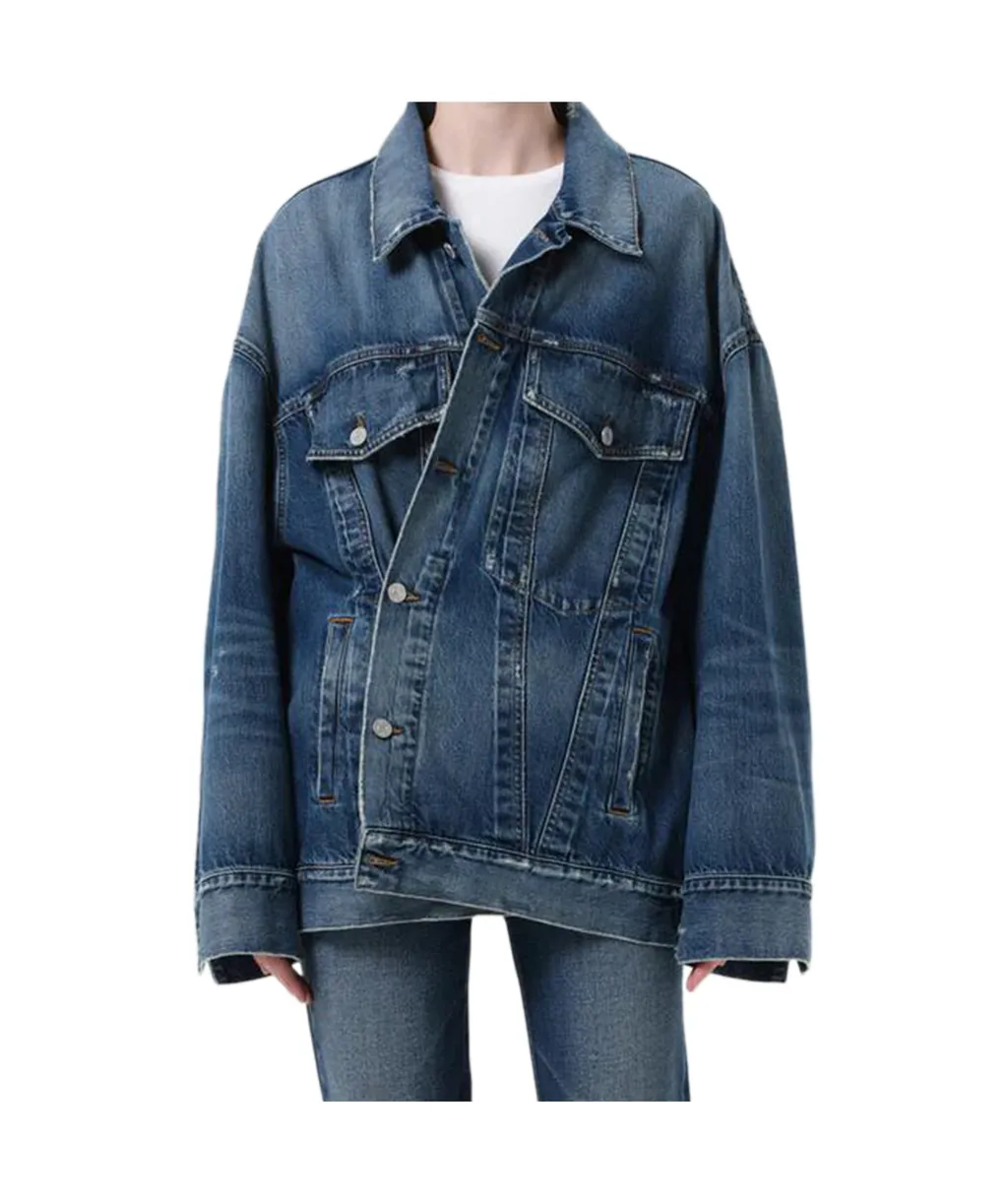 Reworked Oversized Denim Jacket