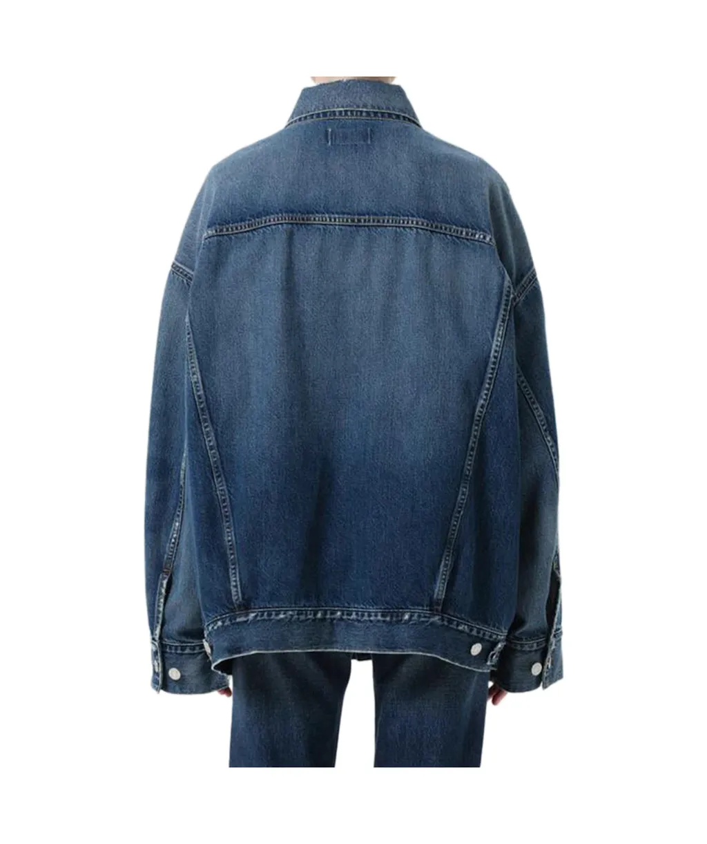 Reworked Oversized Denim Jacket