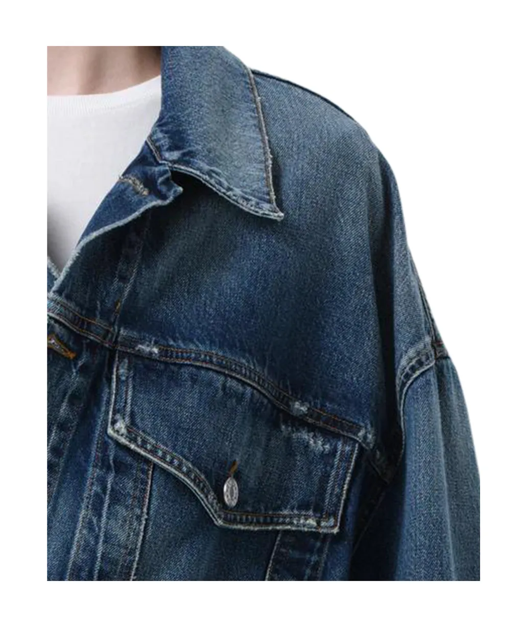 Reworked Oversized Denim Jacket