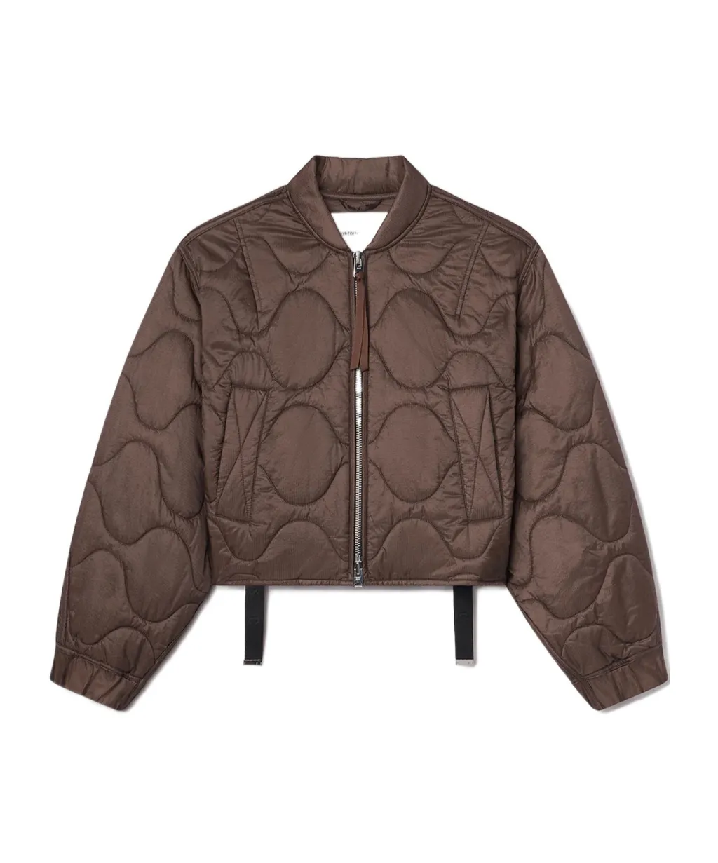Quilted Bomber Jacket