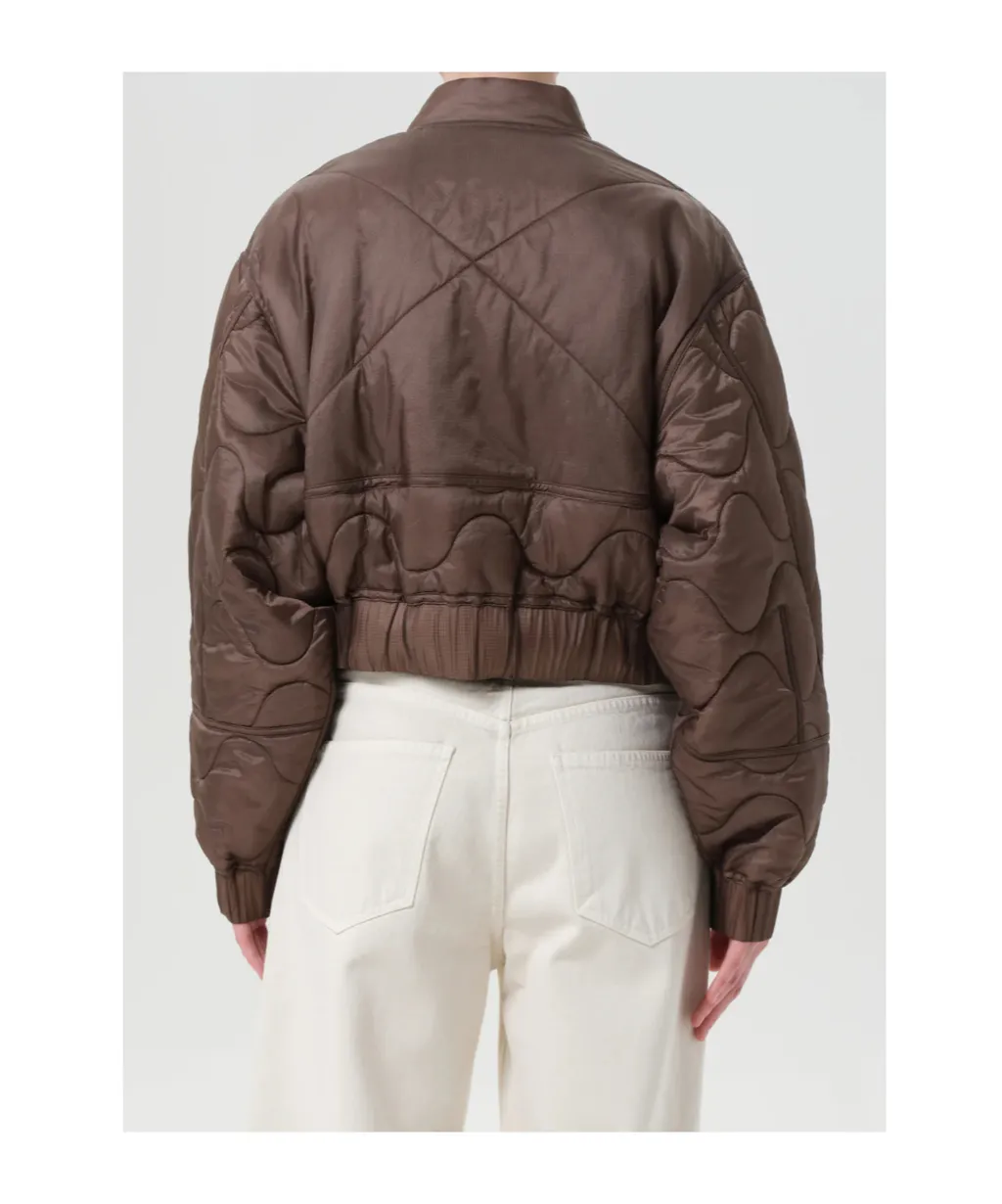 Quilted Bomber Jacket