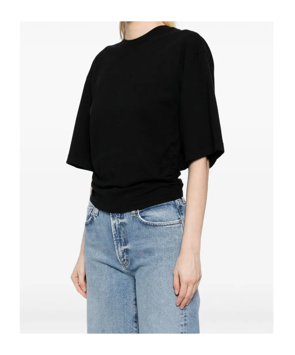 Pleated Detail T-Shirt
