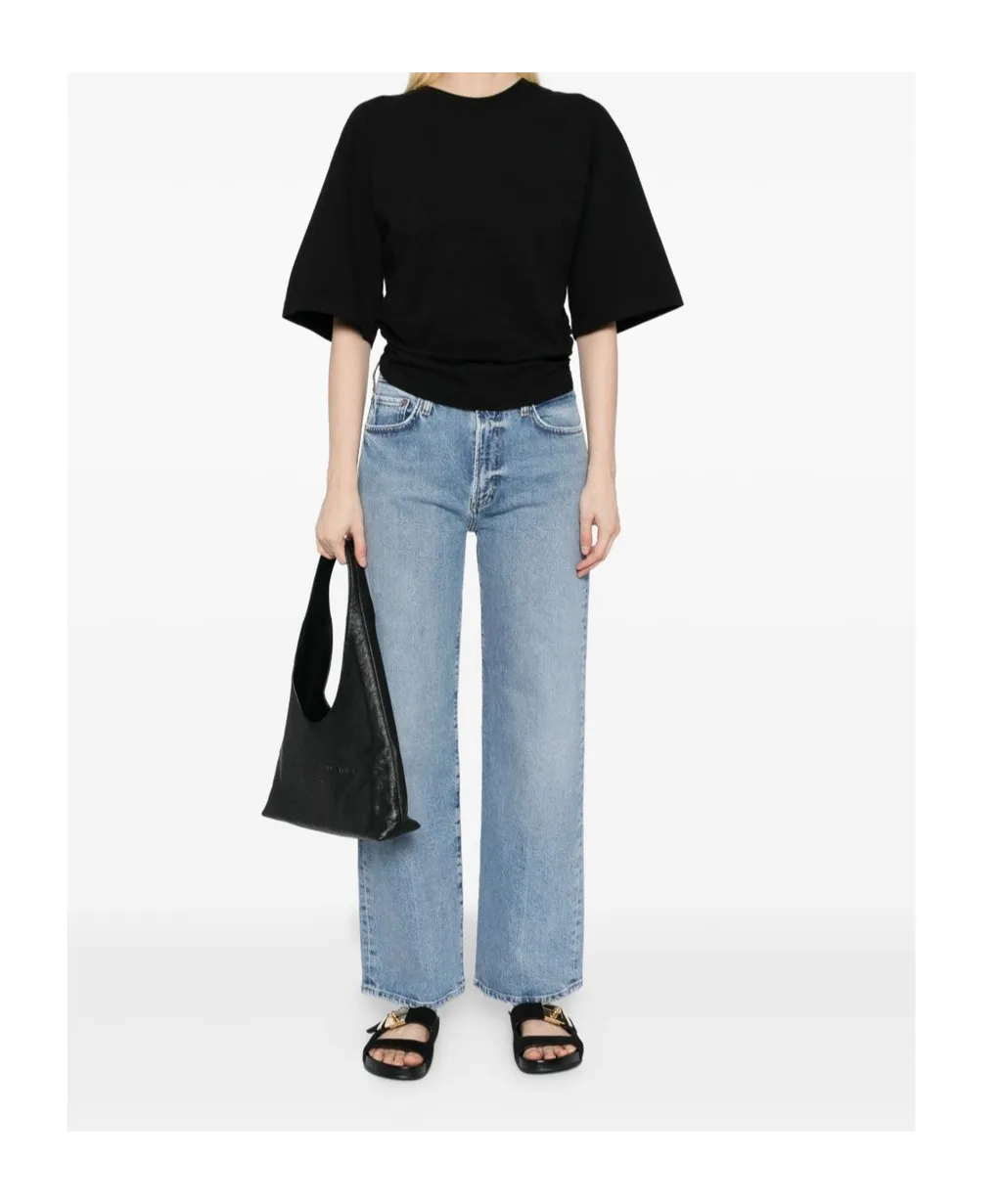 Pleated Detail T-Shirt