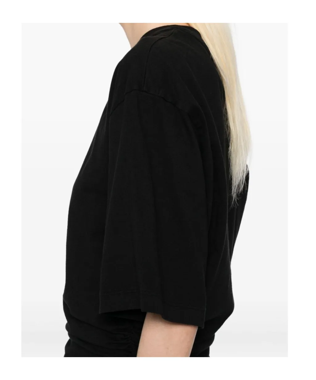 Pleated Detail T-Shirt