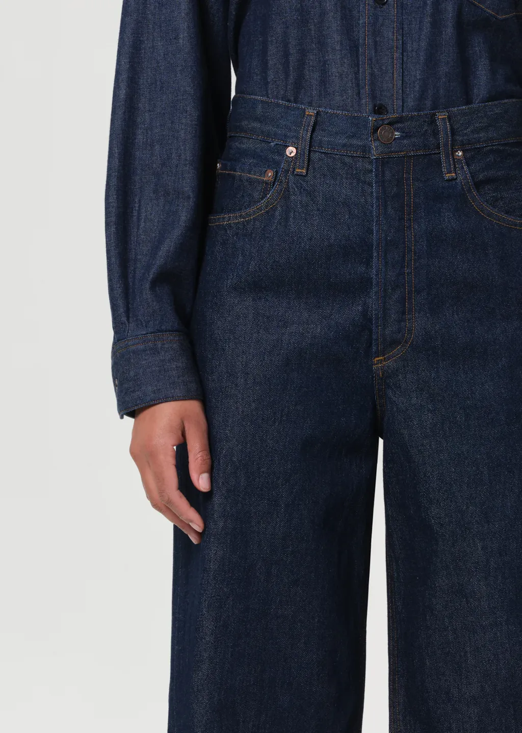 High-Waisted Wide-Leg Jeans