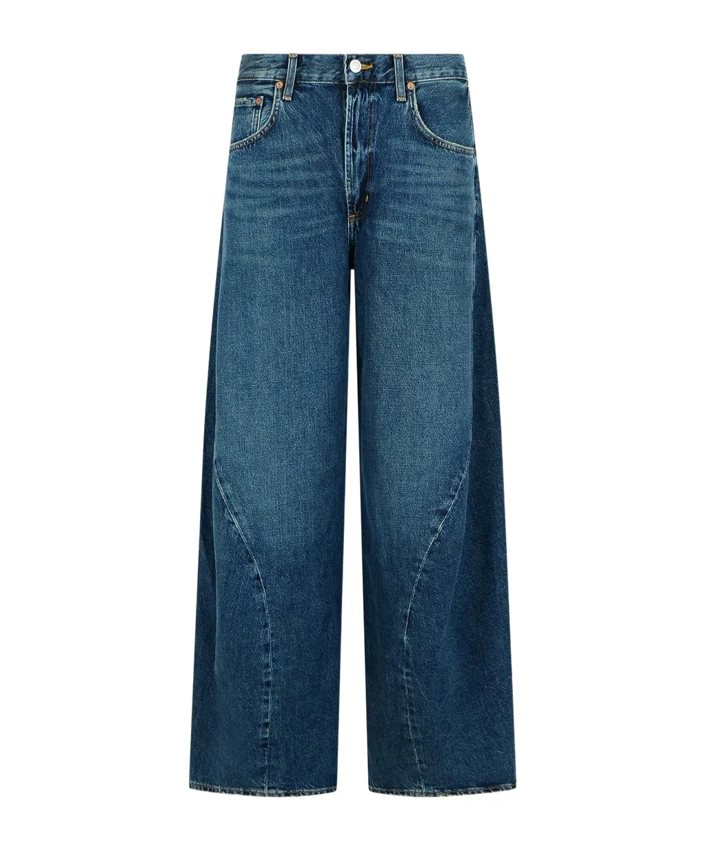 High Waisted Straight-Leg Jeans