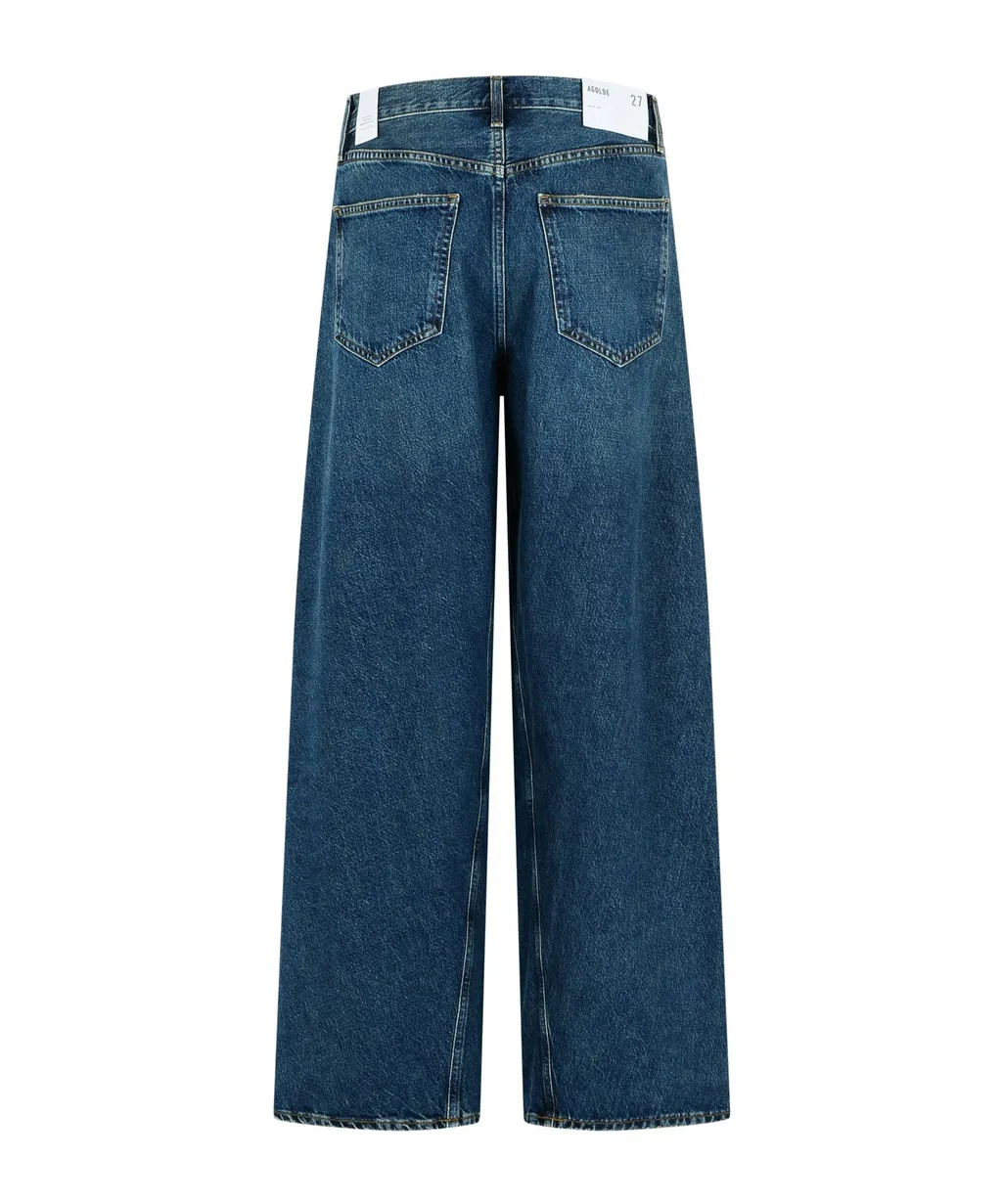 High Waisted Straight-Leg Jeans