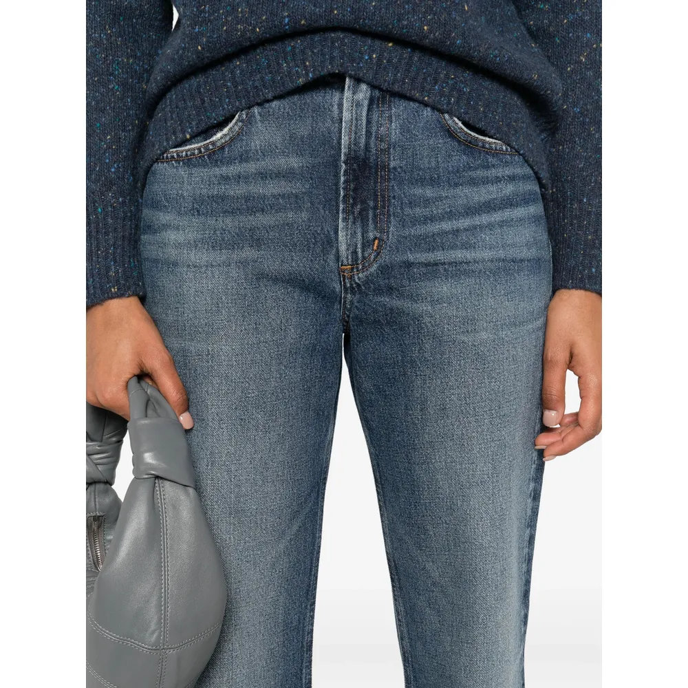 High Waisted Flared Leg Jeans