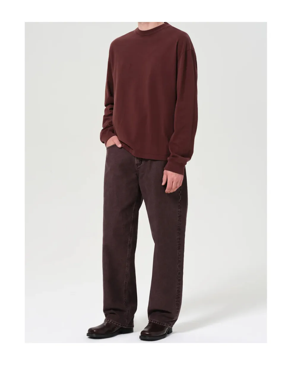 Ribbed Long Sleeve T-Shirt