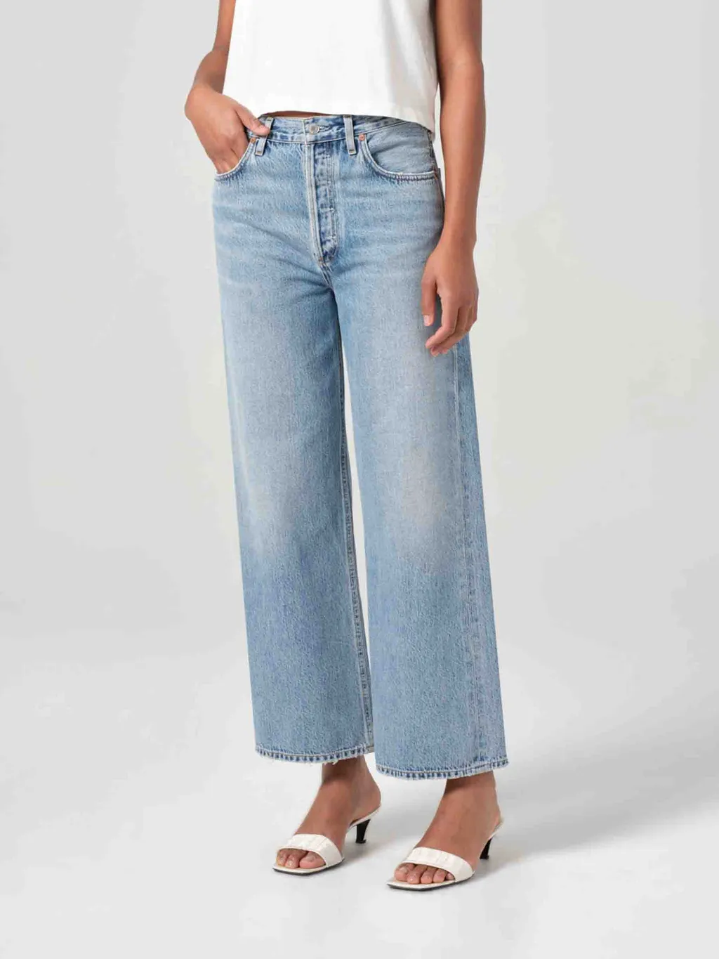 Riley High Rise Straight Jeans