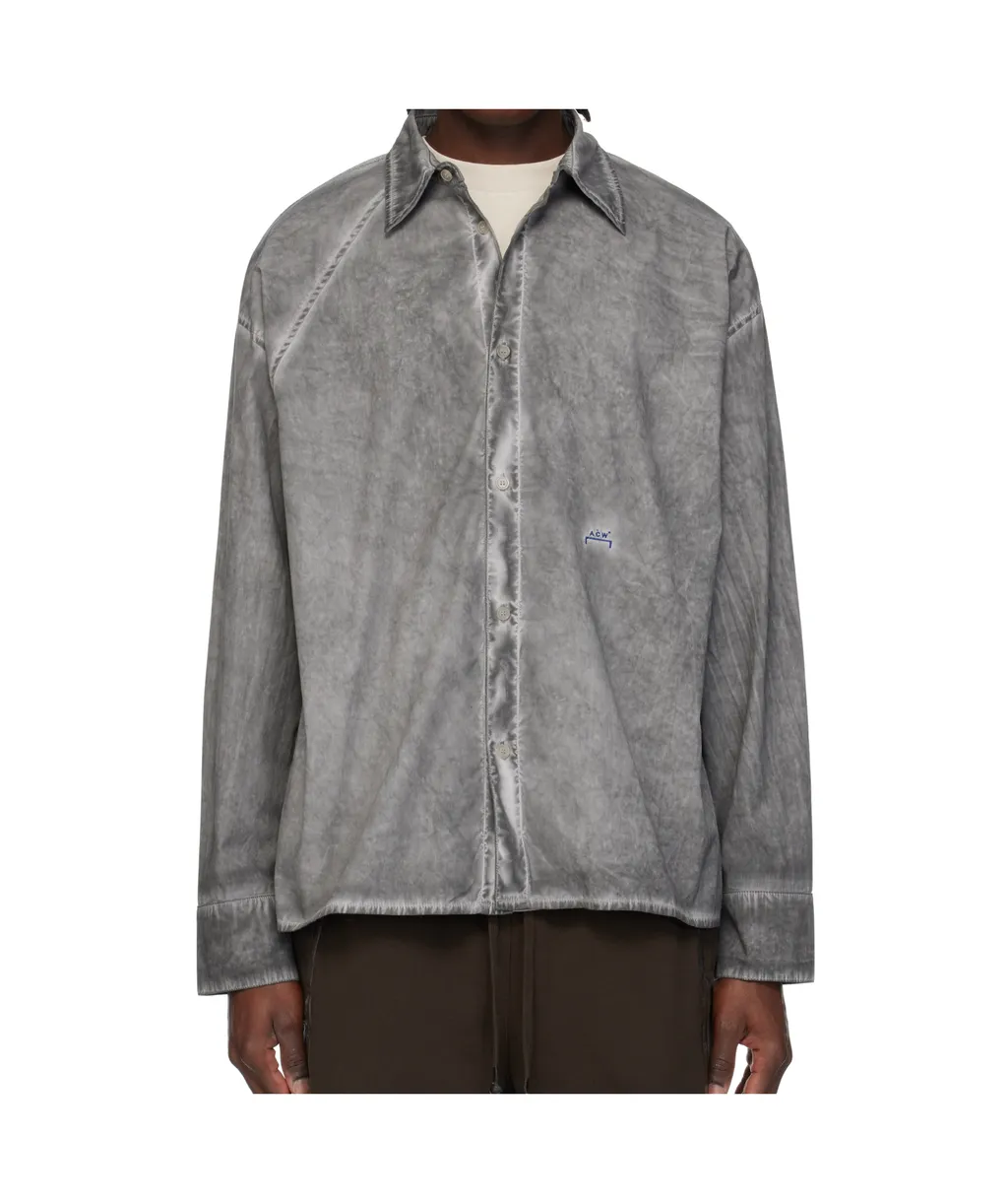 Lapel Long Sleeve Shirt