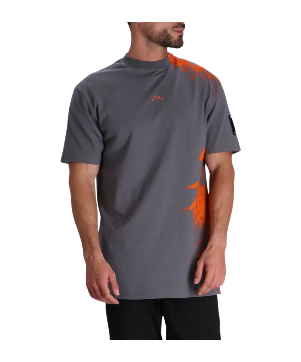 Brushstroke Cotton T-Shirt