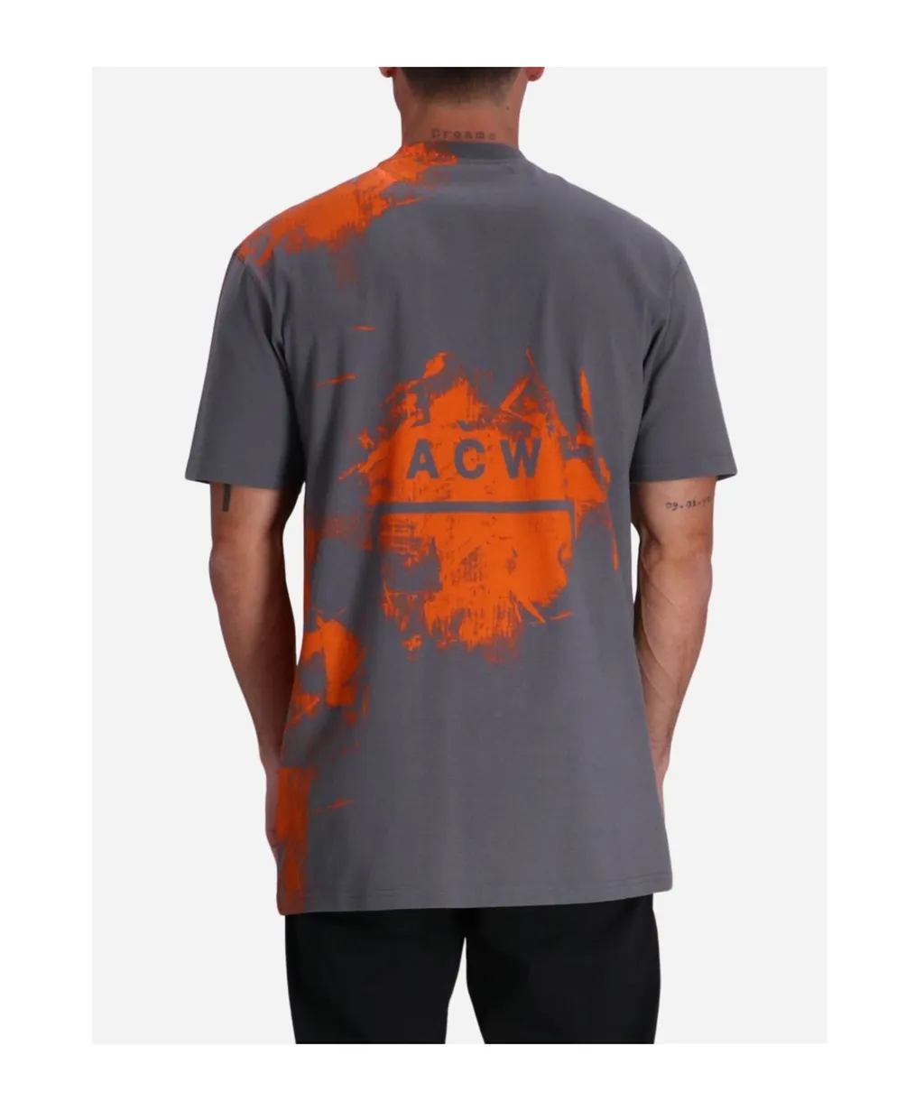 Brushstroke Cotton T-Shirt