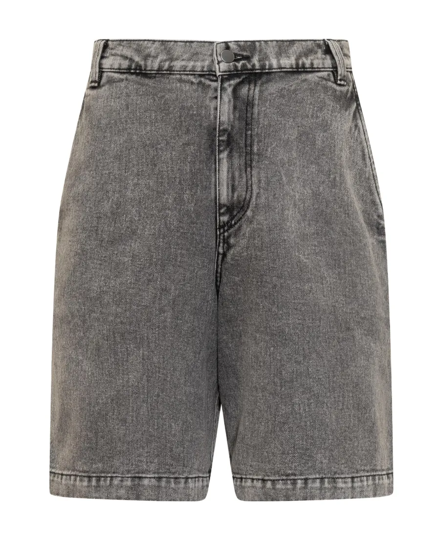 Logo Denim Shorts