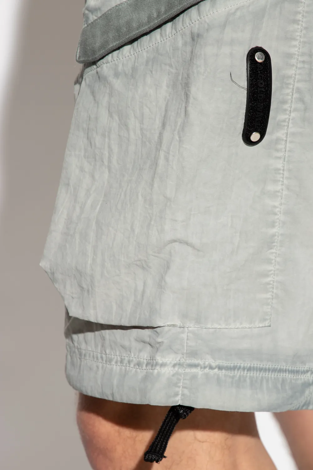 Faded-Effect Cargo Shorts