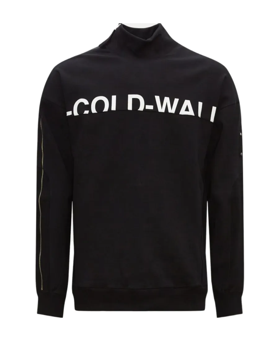 Logo-Print Zip-Fastening Sweatshirt