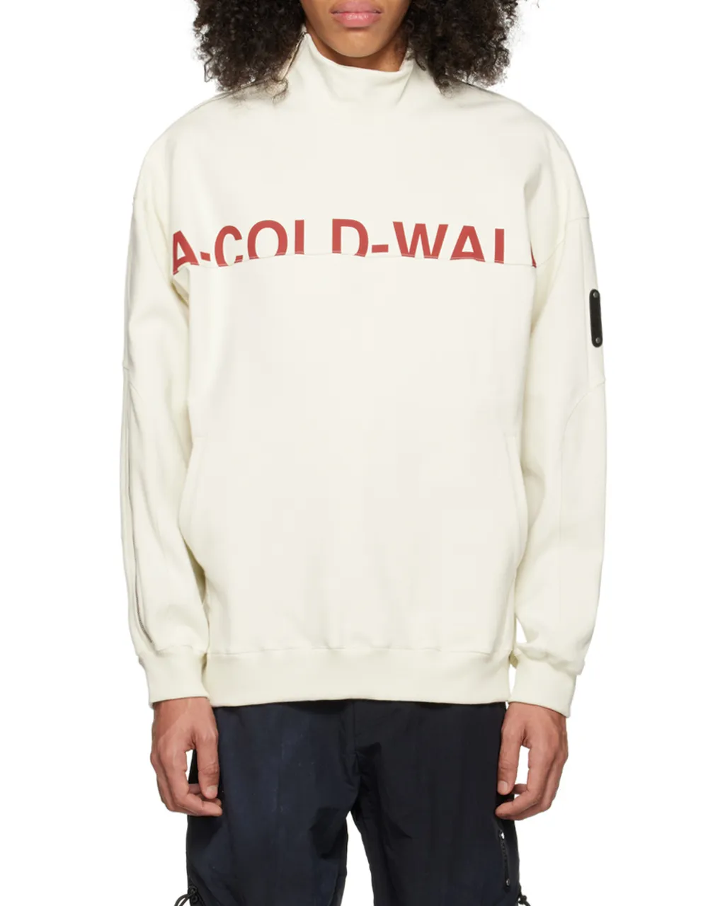 Overset Logo-Print Cotton Sweatshirt