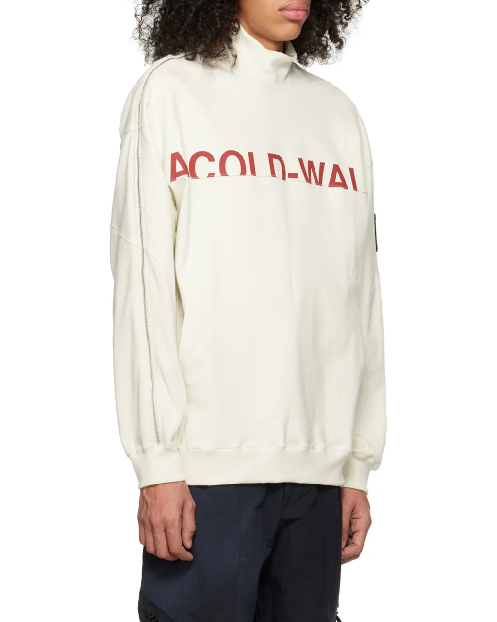 Overset Logo-Print Cotton Sweatshirt