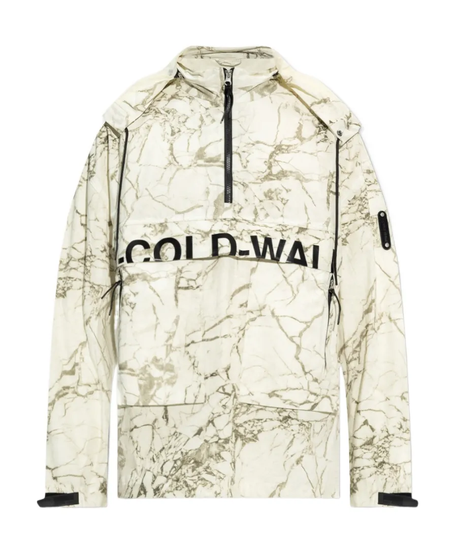 Logo Printed Drawstring Jacket