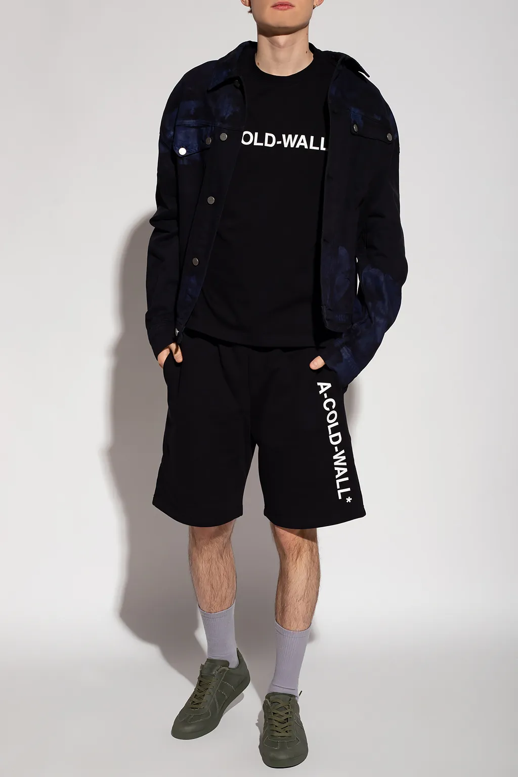 Logo Printed Straight Leg Shorts