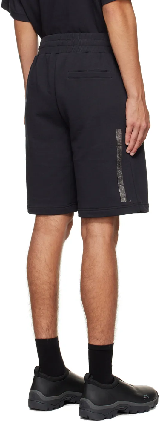 Foil Grid Track Shorts