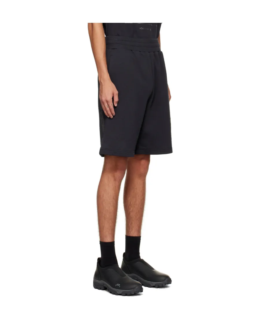 Foil Grid Track Shorts