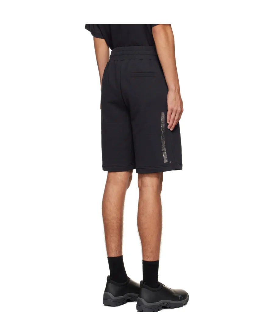 Foil Grid Track Shorts