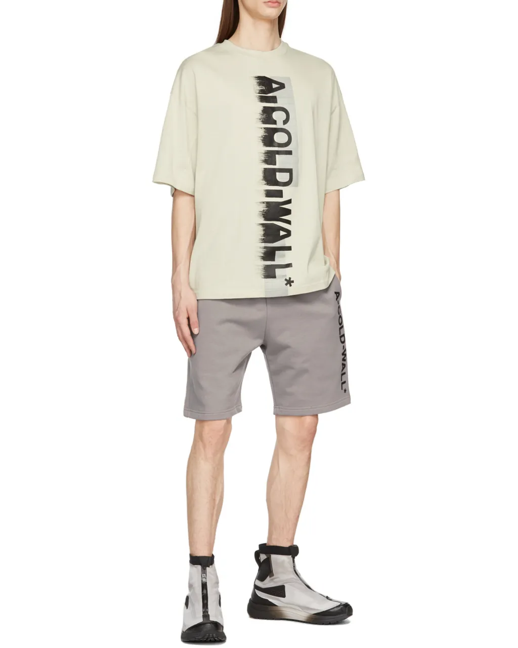 Blurred Logo-Print T-Shirt