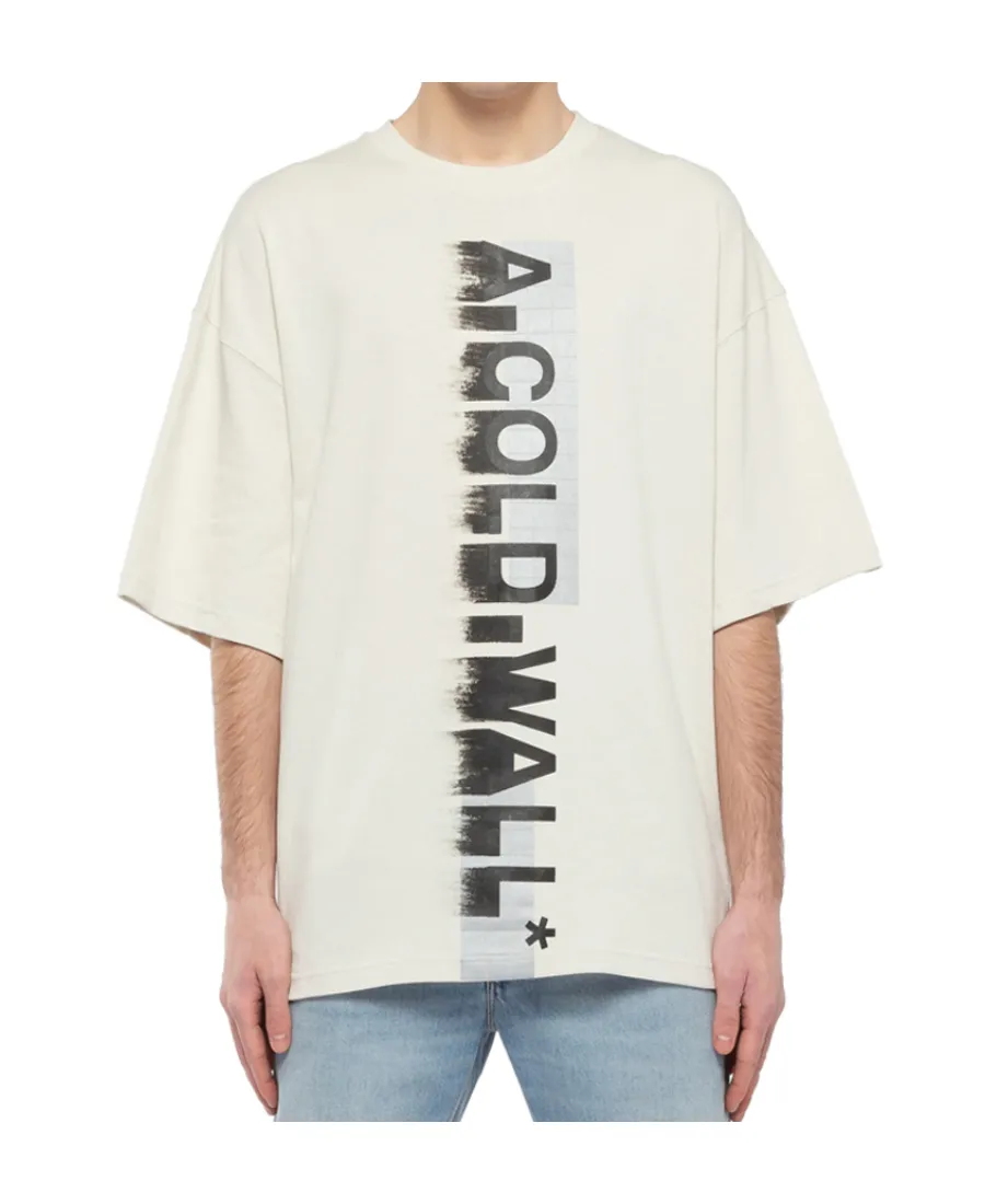 Blurred Logo-Print T-Shirt